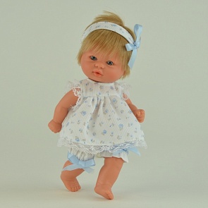 Кукла пупсик в светлом костюмчике, 20 см. (Asi, 2114022)